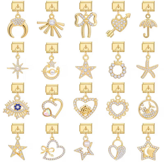 Stoned Charms *GOLD*