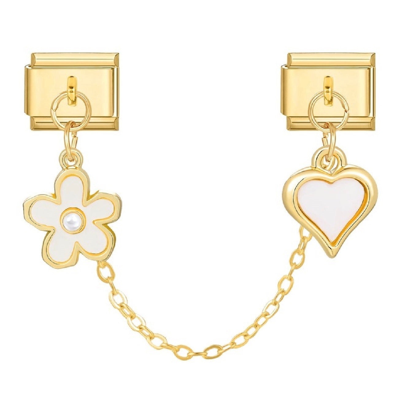 Double Linked Charms *SILVER & GOLD*
