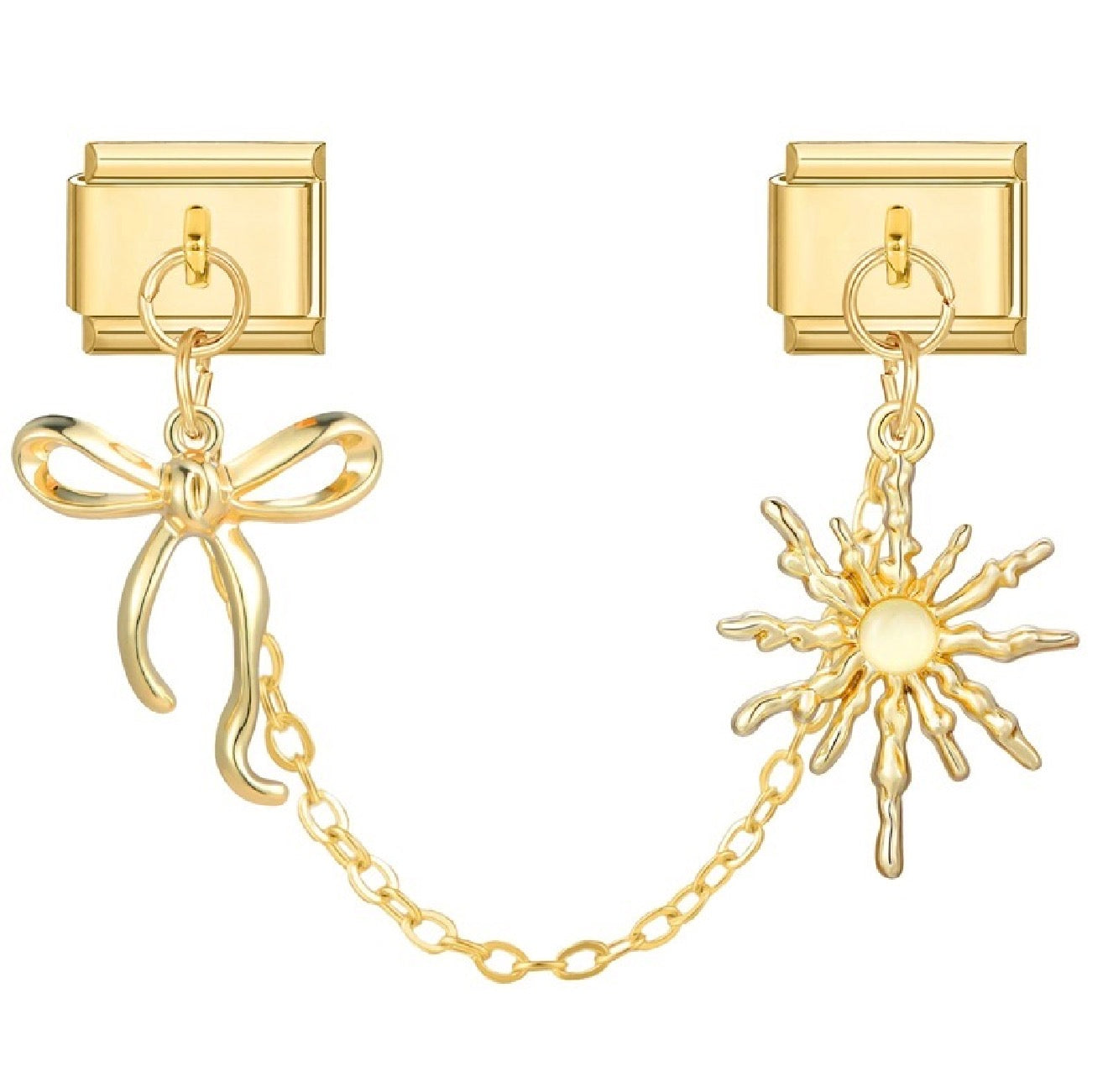Double Linked Charms *SILVER & GOLD*