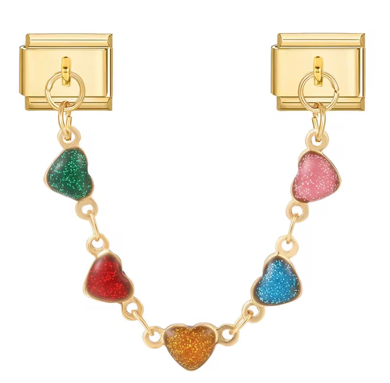 Double Linked Charms *SILVER & GOLD*