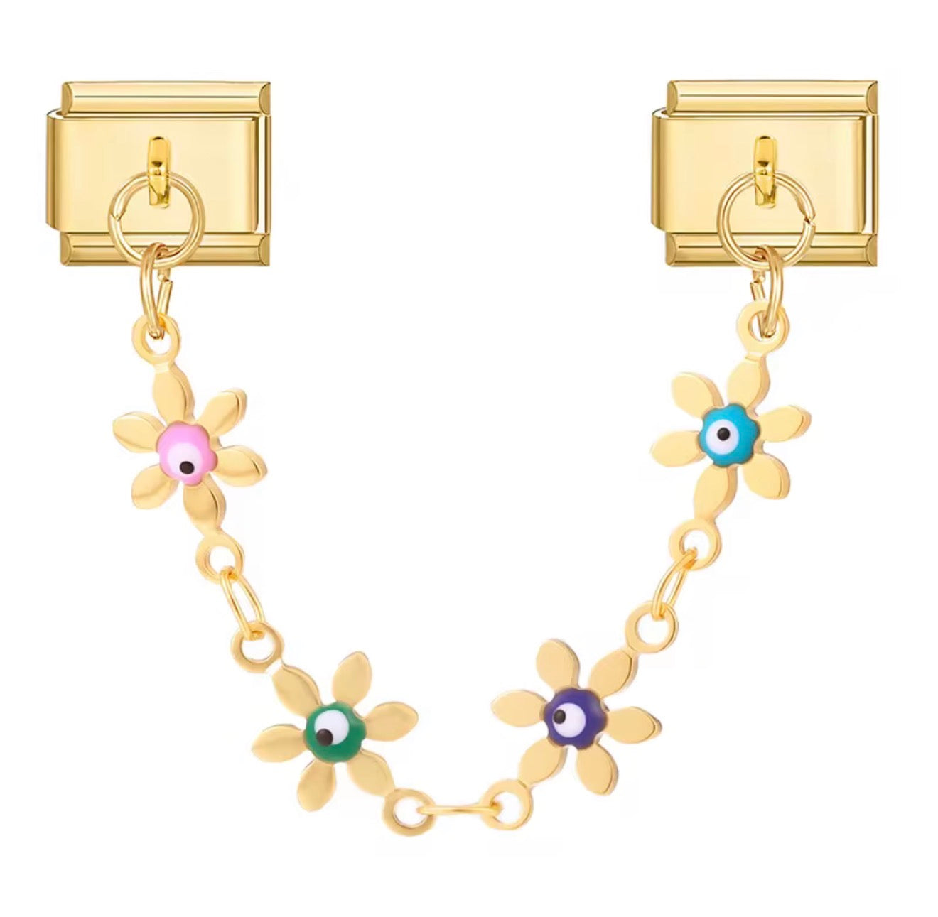 Double Linked Charms *SILVER & GOLD*