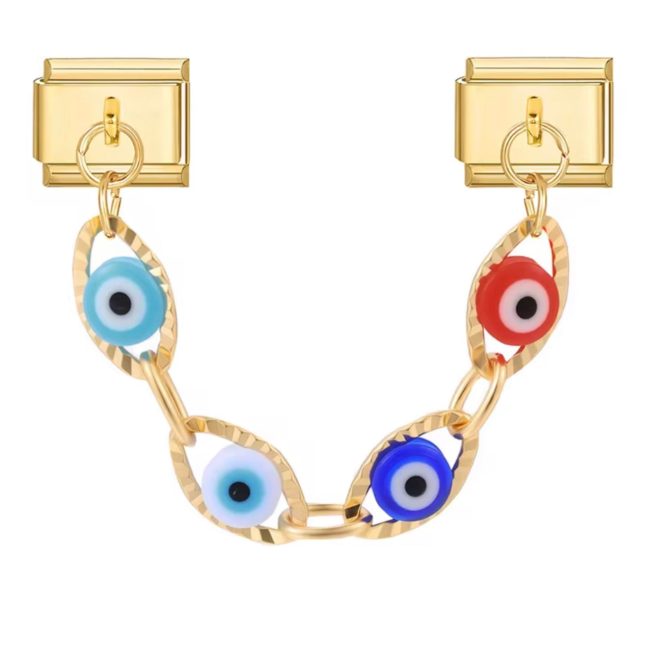 Double Linked Charms *SILVER & GOLD*