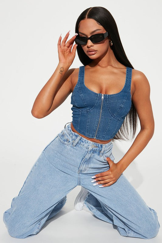 Denim Queen : Corset