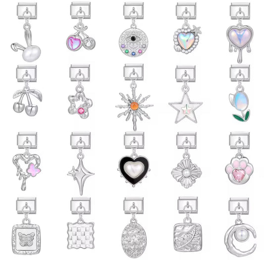 Stoned Charms *SILVER*
